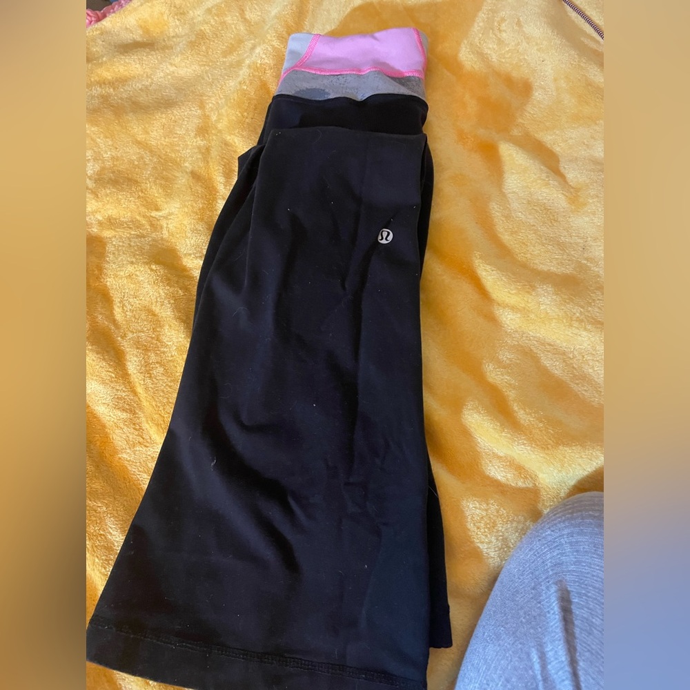 Lululemon reversible flared yoga pants